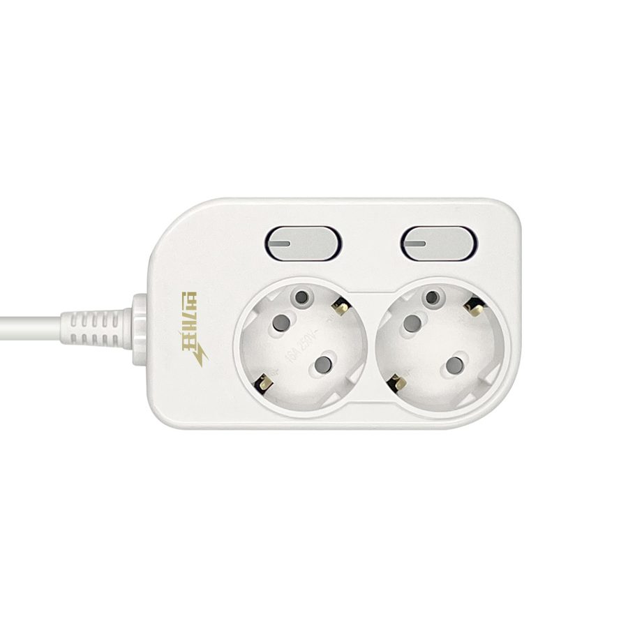 번개표 절전형 뉴개별스위치 멀티탭 2구 WI-MC31623