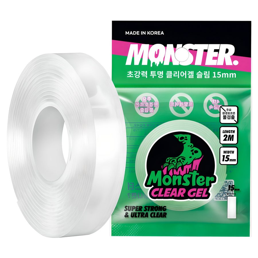 몬스터겔 슬림 초강력 양면테이프 15mm x 2m