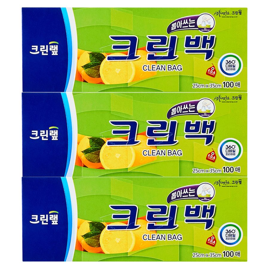 크린랩 뽑아쓰는 크린백 25cm x 35cm