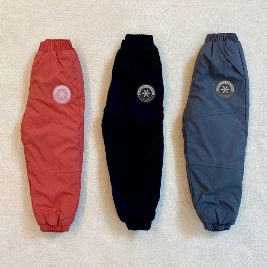 키즈 주니어 겨울 기모 눈썰매 스키 패딩 바지