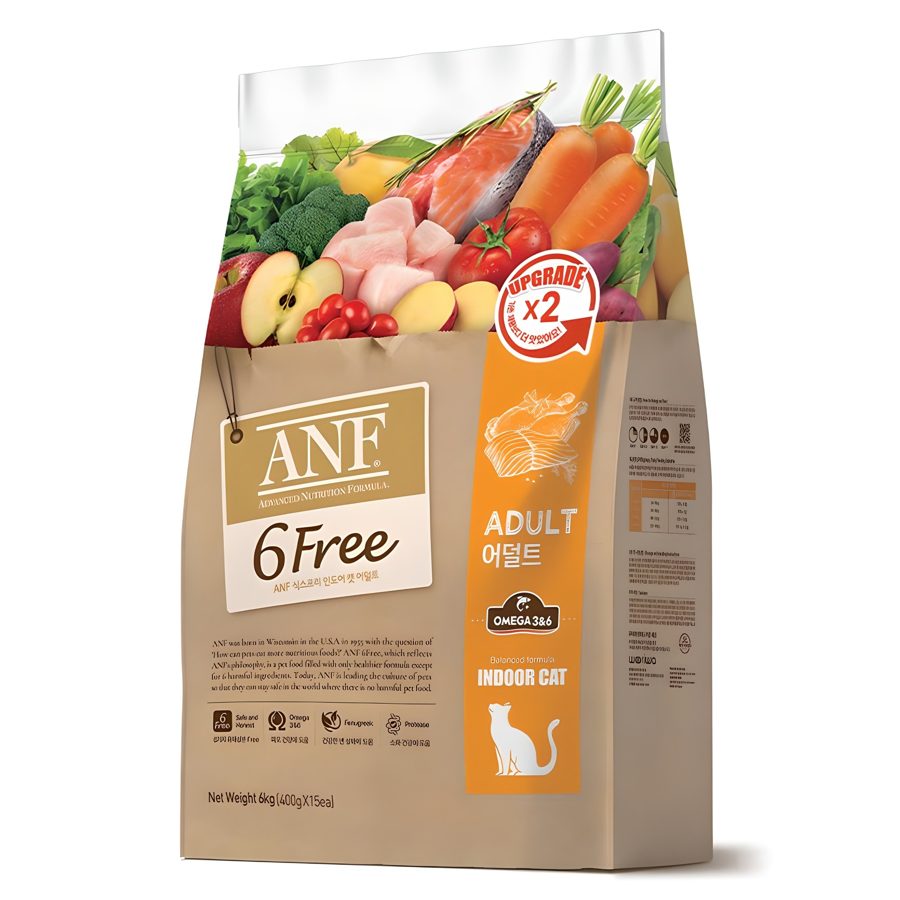 ANF 고양이 식스프리 인도어 기능성 사료