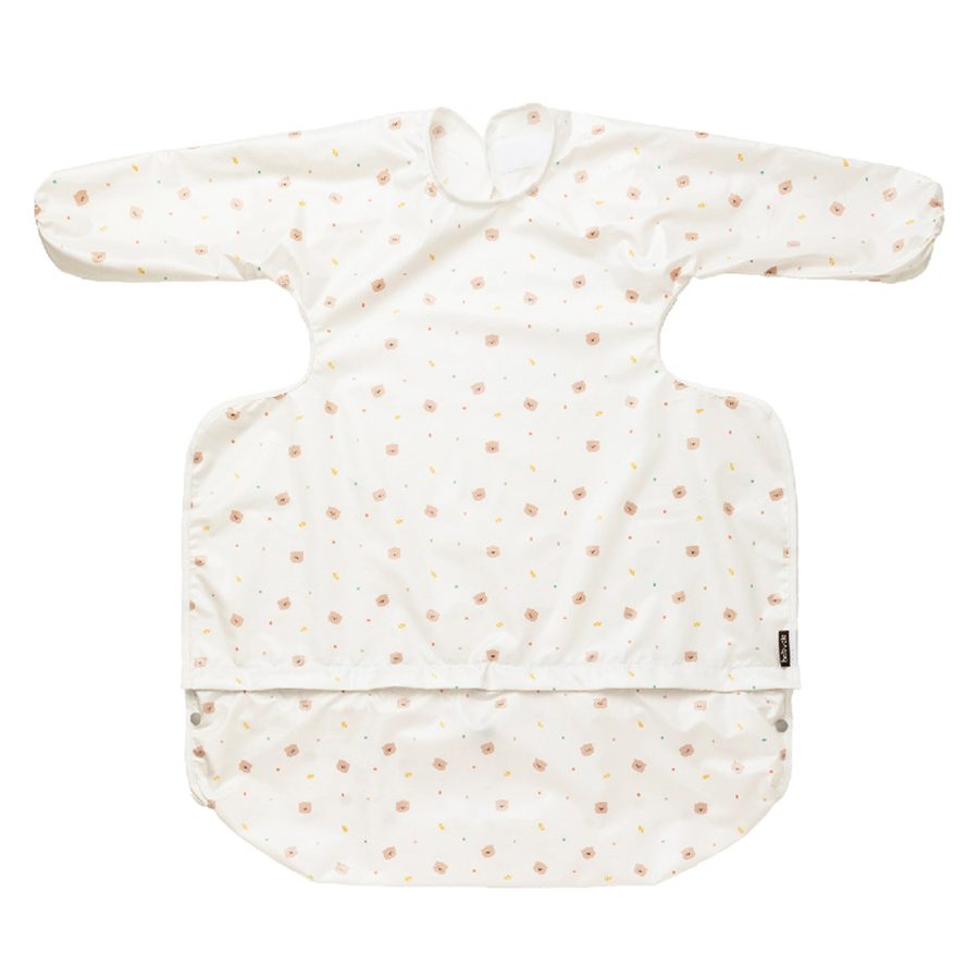 베이비클로 자기주도 이유식 턱받이 긴팔 지퍼형