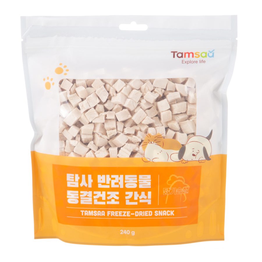탐사 반려동물 동결건조 간식 닭가슴살 240g