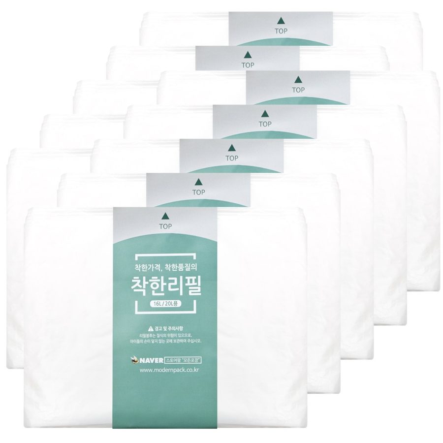 착한리필 매직캔 호환 기저귀 쓰레기 봉투 리필