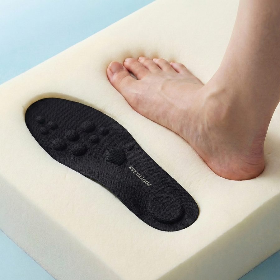 닥터메모리 발충격 24% 감소 특허 무중력 발편한 족저근막 보호 아치 신발깔창