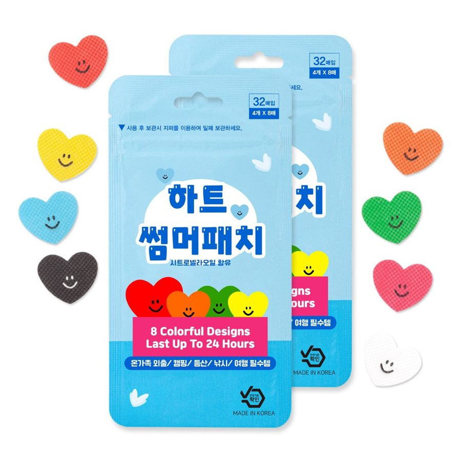 + 하트썸머패치 국산% 아기 유아 성인 패치 8가지컬러